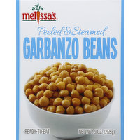 Melissa's Garbanzo Beans, Peeled & Steamed, 9 Ounce