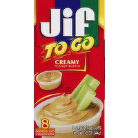 Jif Peanut Butter, Creamy, 8 Each