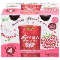 Joyba Bubble Tea, Raspberry Dragon Fruit Black Tea, 48 Ounce