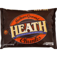 Heath Toffee Bits, Ground, Chunks, Medium, 3 Pound