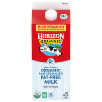 Horizon Organic Milk, Organic, Fat-Free, 0% Milkfat, 0.5 Gallon