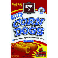 Bar-S Beef Corn Dogs 8 ct, 8 Each
