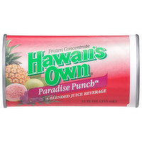 Hawaiis Own Juice Beverage, Blended, Paradise Punch, 12 Ounce