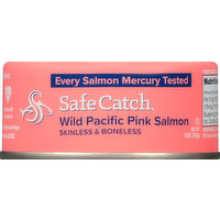 Safe Catch Pink Salmon, Wild Pacific, Skinless & Boneless, 5 Ounce