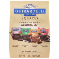 Ghirardelli Premium Chocolate, Squares, Assortment, 15.77 Ounce