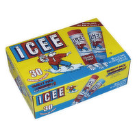 Icee Cherry and Blue Raspberry Variety Pack, 30 Each