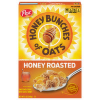 Honey Bunches of Oats Cereal, Honey Roasted, 12 Ounce