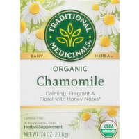 Traditional Medicinals Herbal Supplement, Organic, Chamomile, Tea Bags, 16 Each