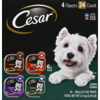 Cesar Canine Cuisine, Assorted Flavors, 24 Each