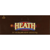 Heath Toffee Bar, English, Milk Chocolate, 18 Each