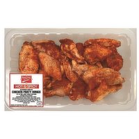 Hot & Spicy Seasoned B/I Chicken Party Wings, 1.81 Pound
