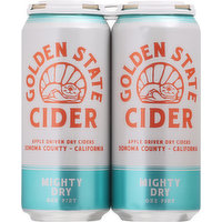 Golden State Cider Beer, Mighty Dry, 473 Each