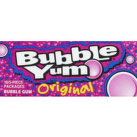 Bubble Yum Bubble Gum, Original, 18 Each