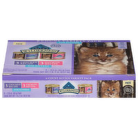 Blue Buffalo Food for Kittens, Natural, Chicken Recipe/Salmon Recipe, Pate, Variety Pack, 6 Each