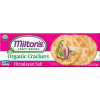 Miltons Crackers, Organic, Himalayan Salt, 6 Ounce
