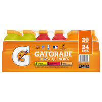 Gatorade Thirst Quencher, Lemon Lime/Fruit Punch/Orange, 24 Pack, 480 Ounce