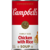 Campbell's Condensed Soup, Chicken with Rice, Family Size, 22 Ounce