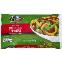 First Street Pepper Strips, Tri-Color, 32 Ounce