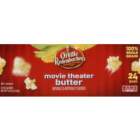 Orville Redenbacher's Popping Corn, Gourmet, Movie Theater Butter, 24 Each