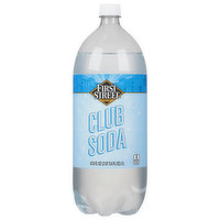 First Street Club Soda, 67.62 Ounce