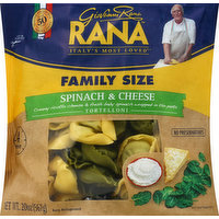 Rana Tortelloni, Spinach & Cheese, Family Size, 20 Ounce