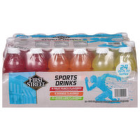 First Street Sports Drink, Assorted, 480 Ounce