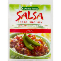 Concord Seasoning Mix, Salsa, Hot, 1.06 Ounce
