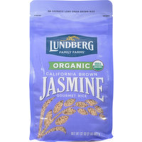 Lundberg Family Farms Rice, Organic, Gourmet, California Brown, Jasmine, 32 Ounce