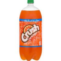 Crush Soda, Caffeine Free, Orange, 2 Litre