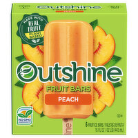Outshine Outshine Peach Frozen Fruit Bars, 6 Count, 6 Each