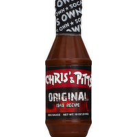 Chris' & Pitt's BBQ Sauce, Original, 18 Ounce