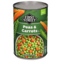 First Street Peas & Carrots, 15 Ounce