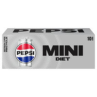 Pepsi Cola, Diet, Mini, 10 Each