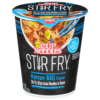 Nissin Asian Noodles in Sauce, Korean BBQ Flavor, Stir Fry, 2.89 Ounce