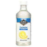 First Street Lemon Extract, 16 Fluid ounce