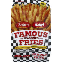 Checkers Rally's Fries, Famous, Seasoned, 28 Ounce