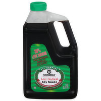 Kikkoman Soy Sauce, Less Sodium, 2 Quart