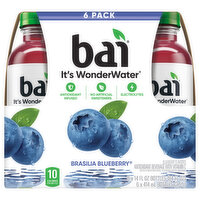Bai Beverage, Brasilia Blueberry, 6 Each