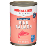 Bumble Bee Seafoods Salmon, Pink, Wild Caught, 14.75 Ounce