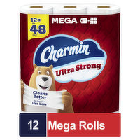 Charmin Bath Tissue Mega Rolls, 12 Each