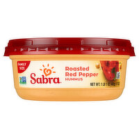 Sabra Hummus, Roasted Red Pepper, Family Size, 17 Ounce