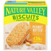 Nature Valley Biscuits, Peanut Butter, 5 Each