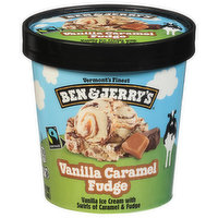 Ben & Jerry's Ice Cream, Vanilla Caramel Fudge, 1 Pint