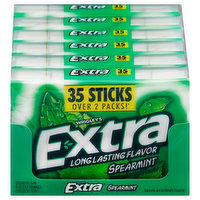 Extra Gum, Sugar Free, Spearmint, 6 Each