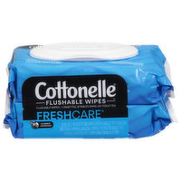 Cottonelle Flushable Wipes, 2 Each