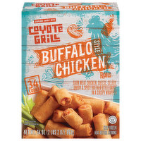 Coyote Grill Rolls, Buffalo Chicken, 34 Each