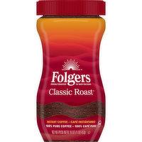 Folgers Coffee, Instant, Classic Roast, 16 Ounce