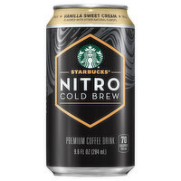 Starbucks Coffee Drink, Premium, Vanilla Sweet Cream, Nitro Cold Brew, 9.6 Ounce