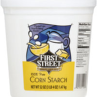 First Street Corn Starch, 100% Pure, 52 Ounce