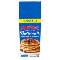 Krusteaz Pancake Mix, Complete, Buttermilk, Light & Fluffy, Family Size, 56 Ounce